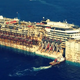 Illustration for article titled Drone films the eerie Costa Concordia sailing on its last voyage